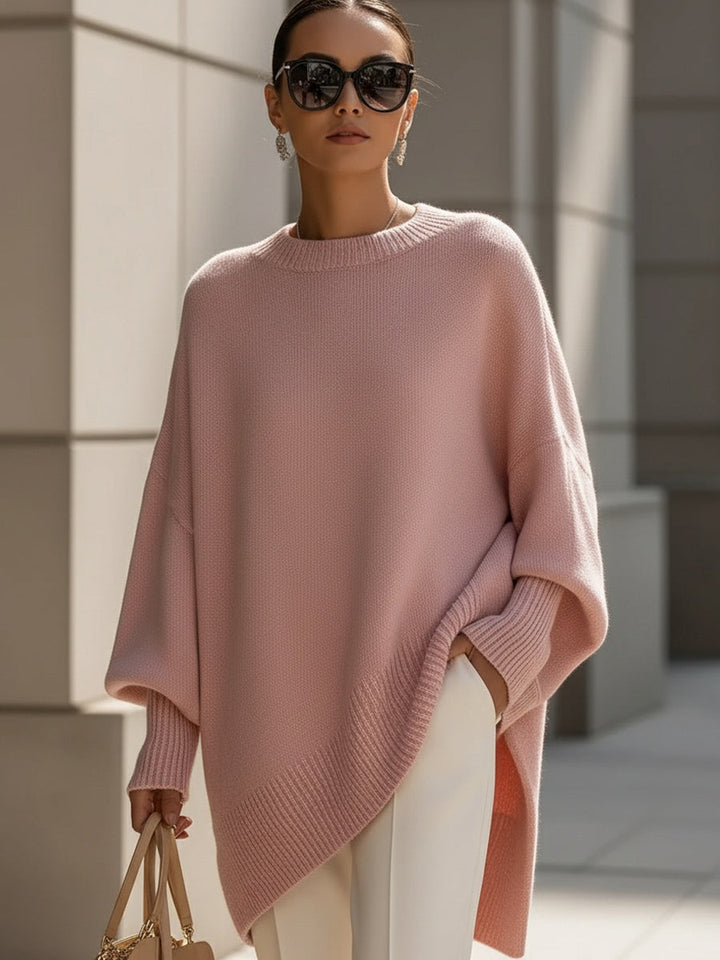 Greta | Oversized sweater with a wide neckline