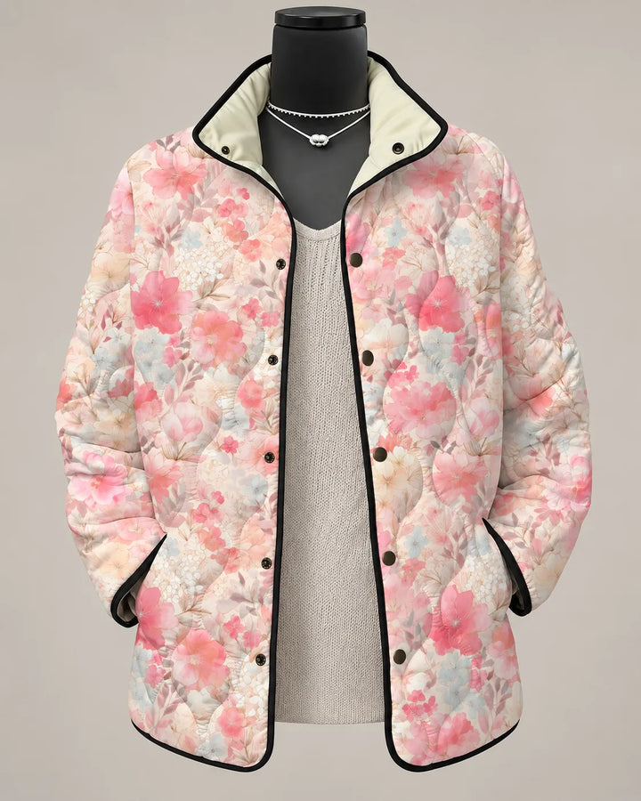 Rosalie | Soft Garden Quilted Jacket