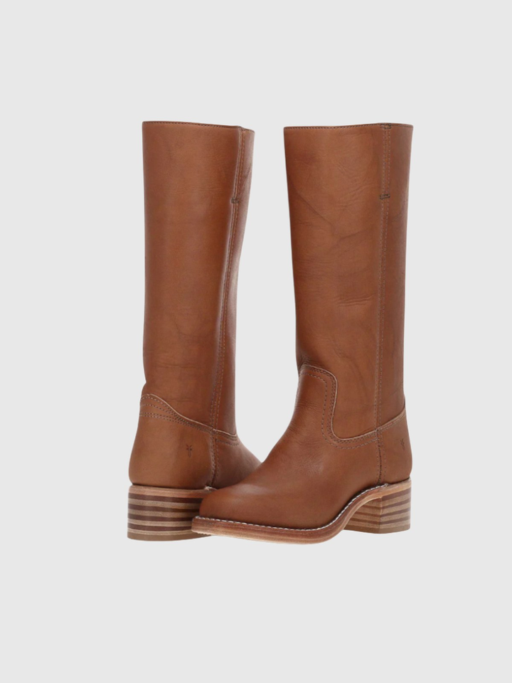 LERELIA | LEATHER KNEE-HIGH BOOTS