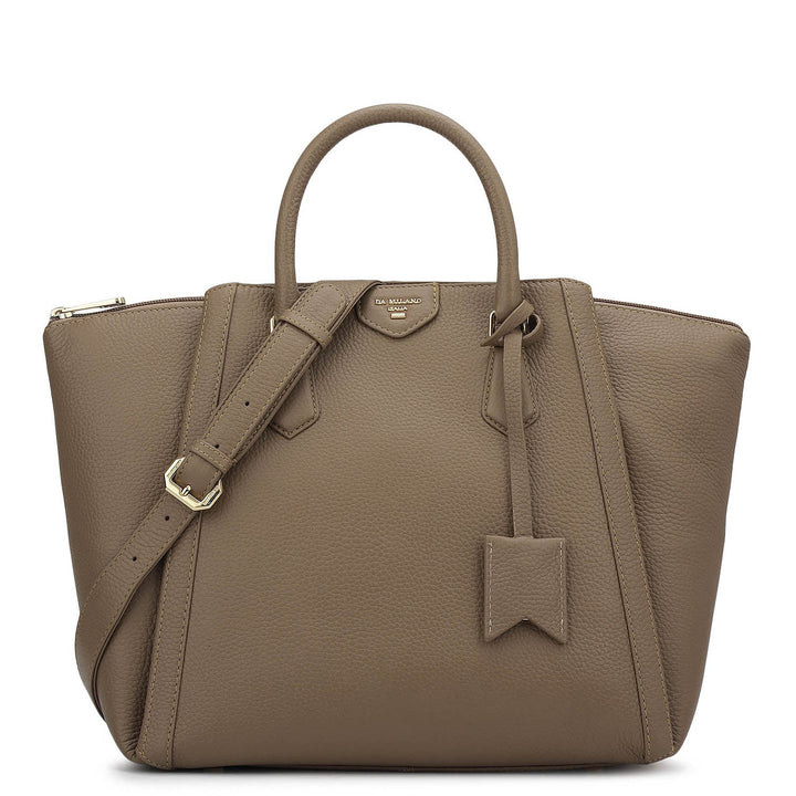 Elegance - Classic Wax Leather Satchel Bag