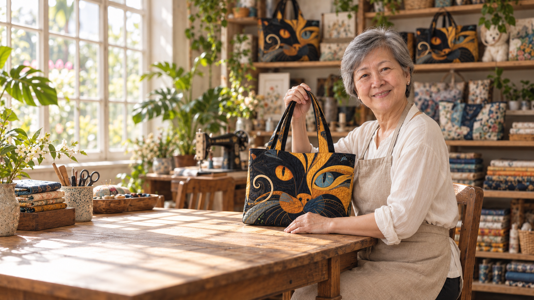 Mei Ling in her workshop