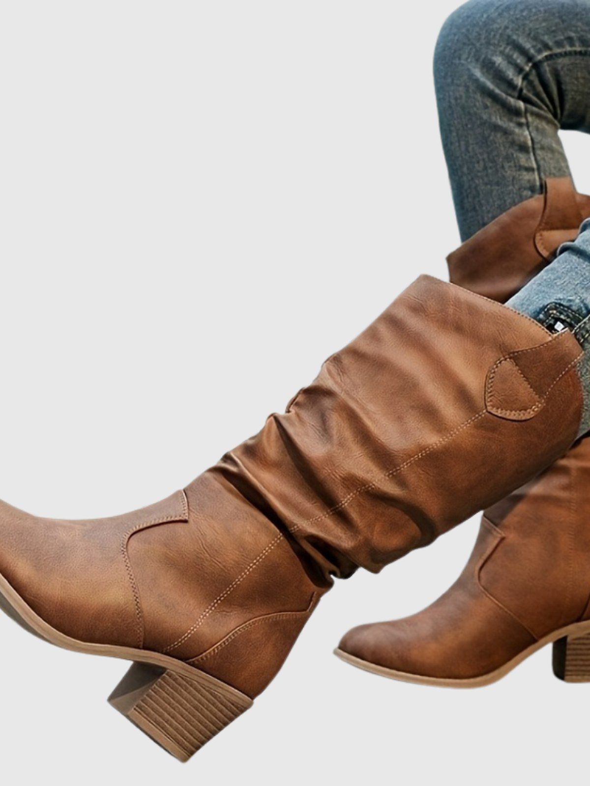 HATTIE | BROWN WESTERN BOOTS
