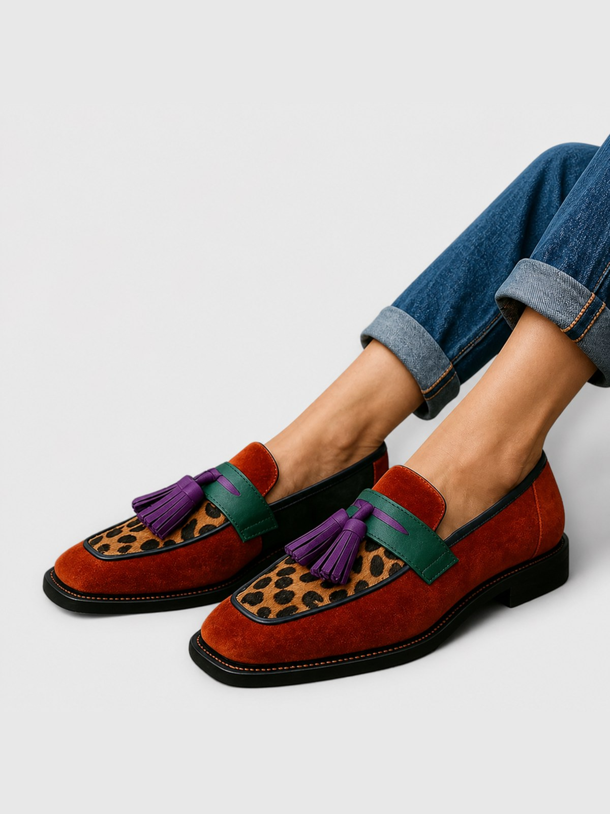 Ione | Multicolour loafers
