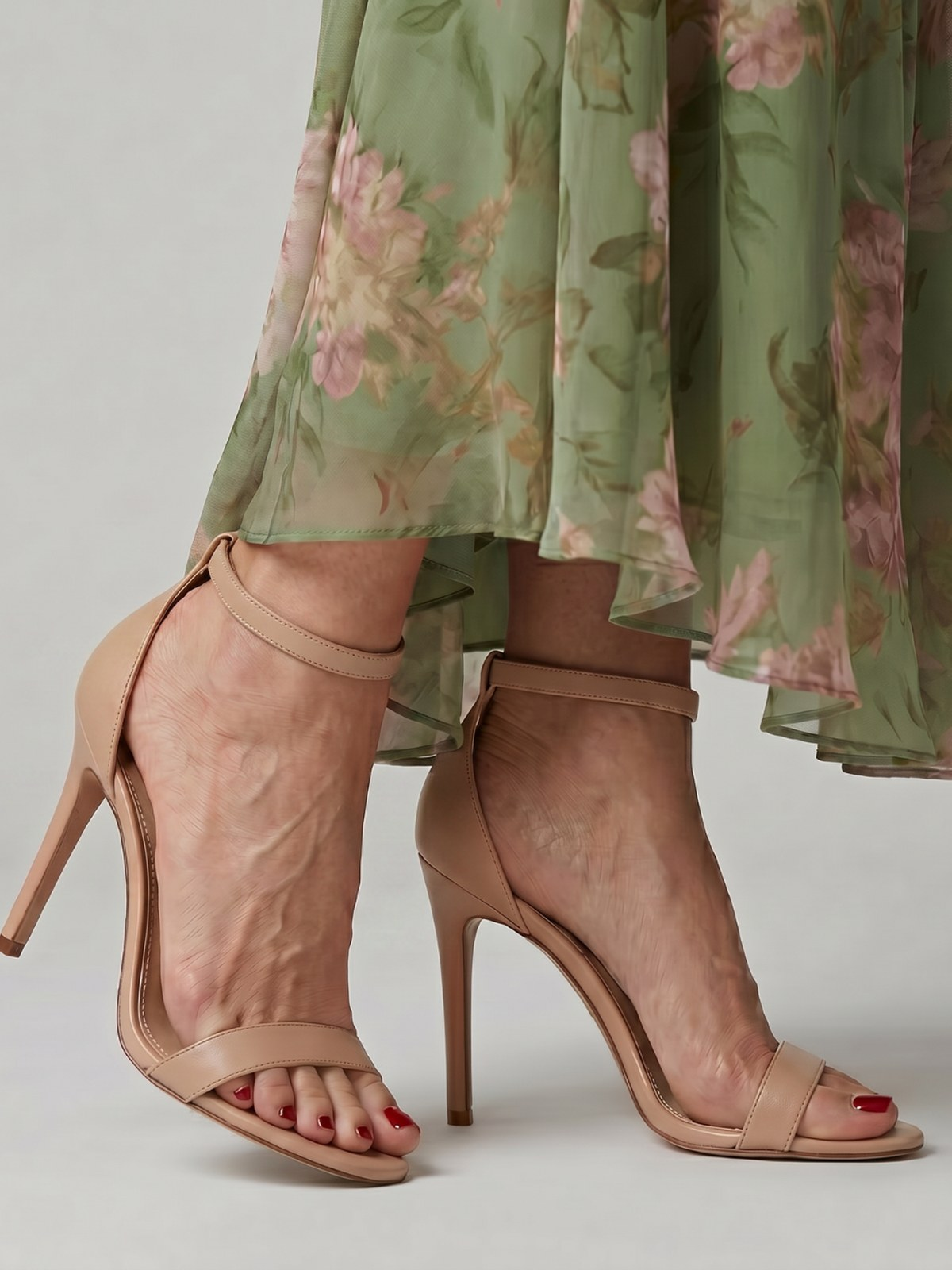Oriana | Open-toe strappy stiletto sandals