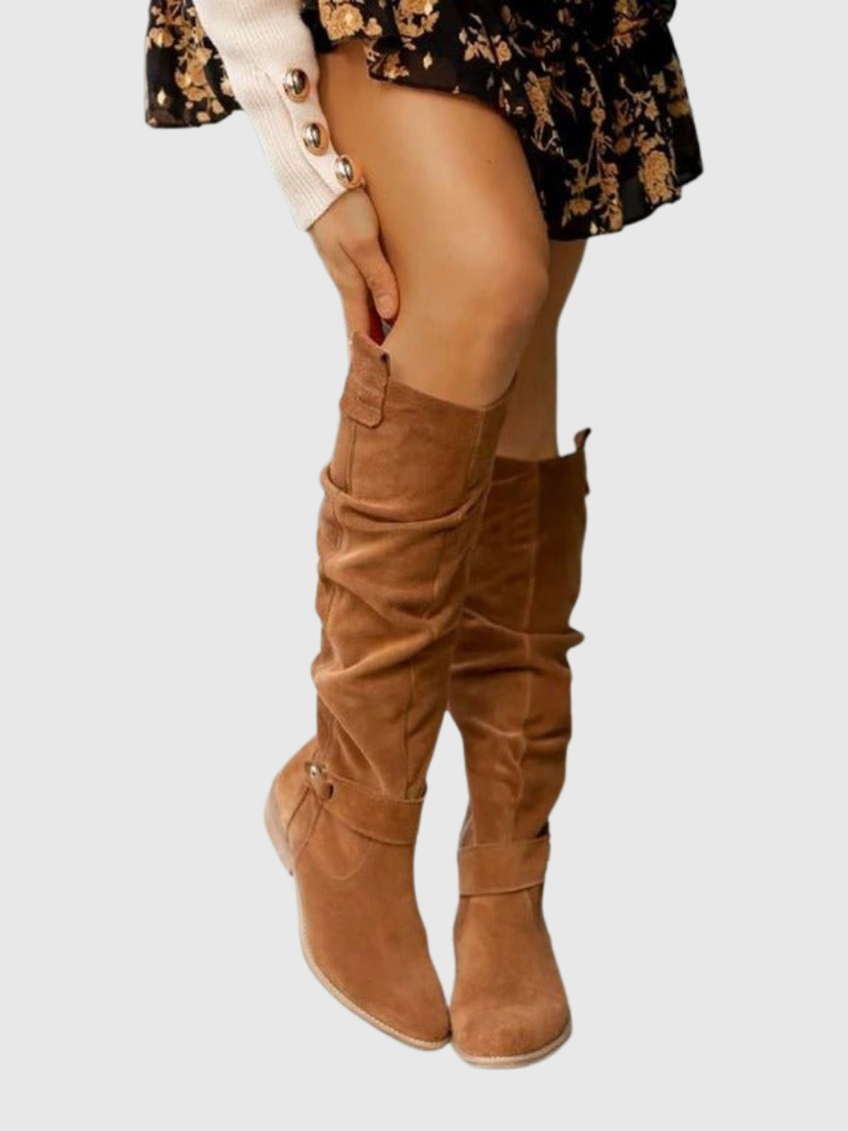 NORIEL | ELEGANT KNEE-HIGH LEATHER BOOTS
