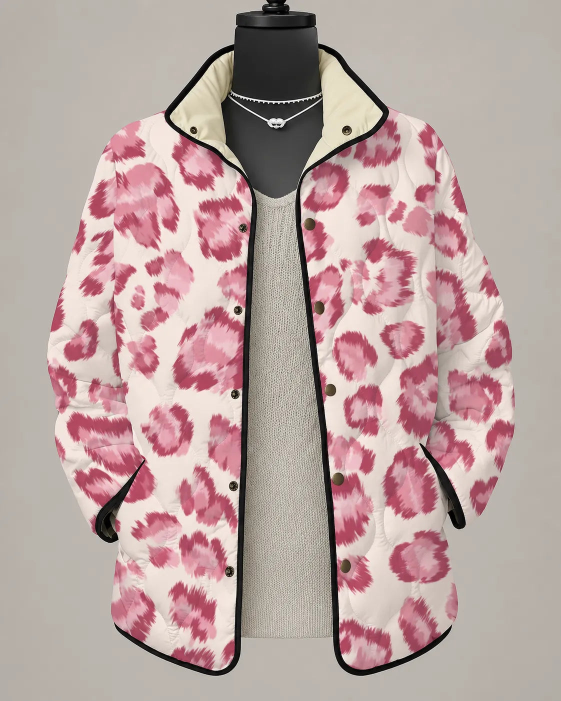 Rosalie | Soft Leopard Print Jacket