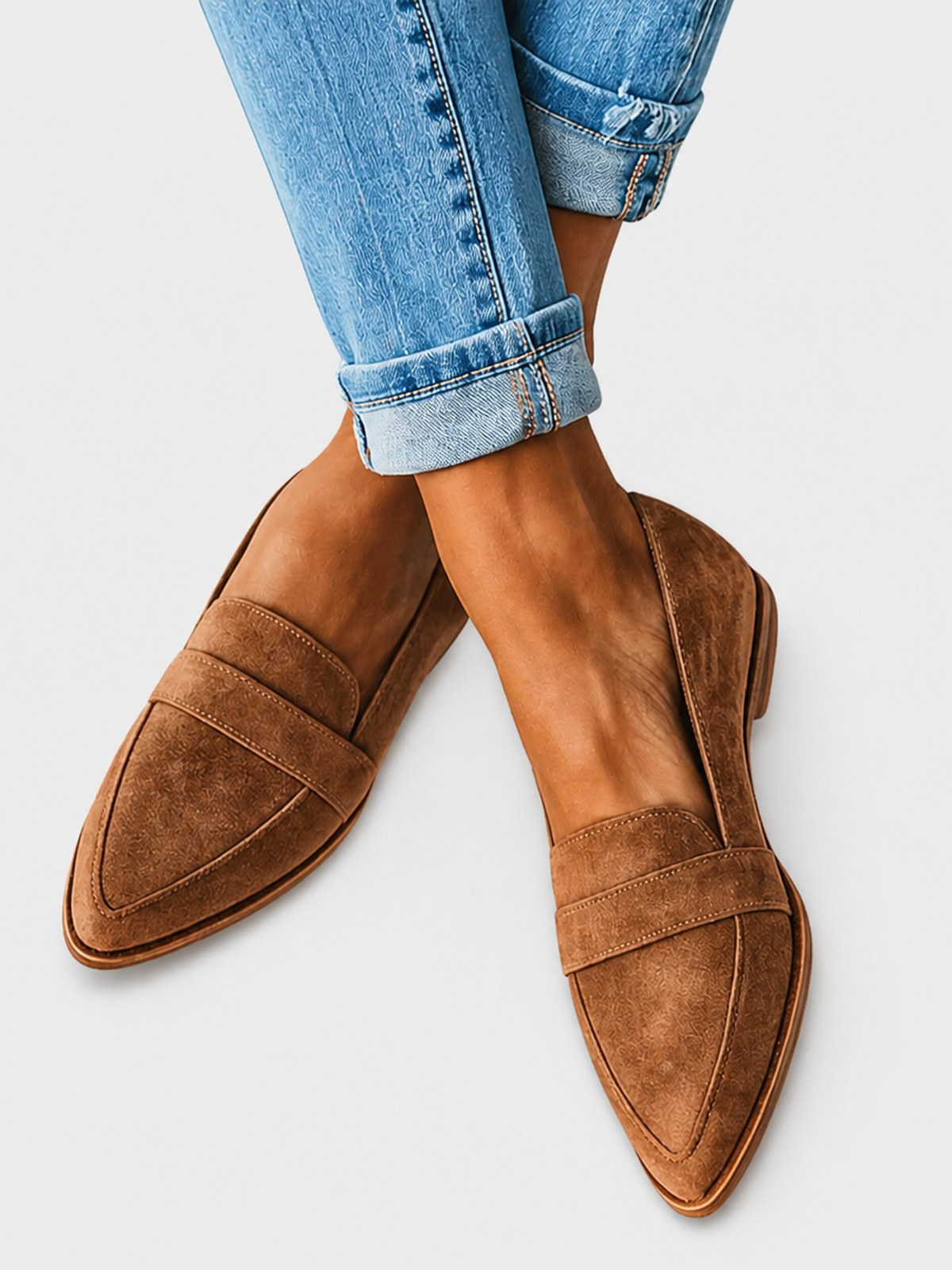 Helen | Soft suede comfort slippers