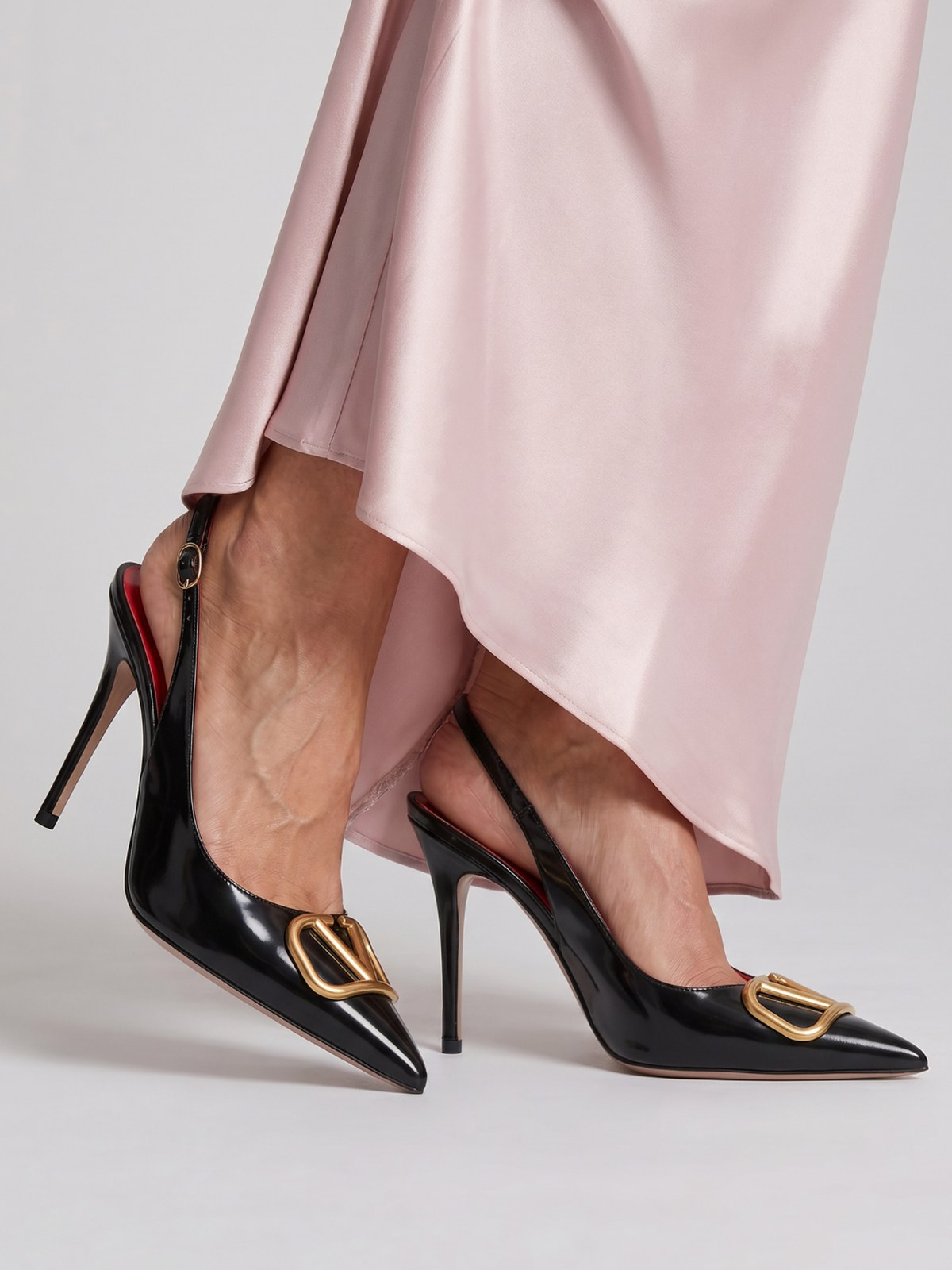 Althea | Pointed-toe slingback stilettos