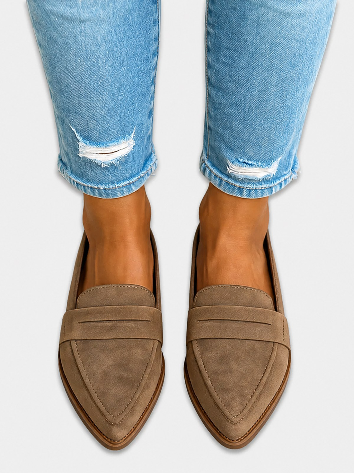 Nadia | Suede loafers