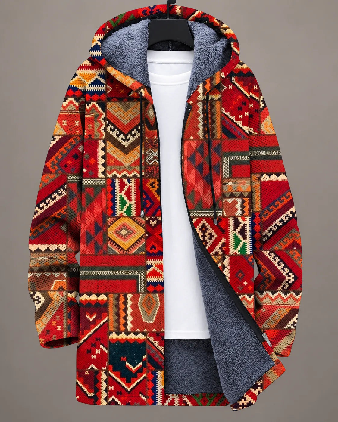 Rosalie | Heritage Mosaic Hooded Jacket