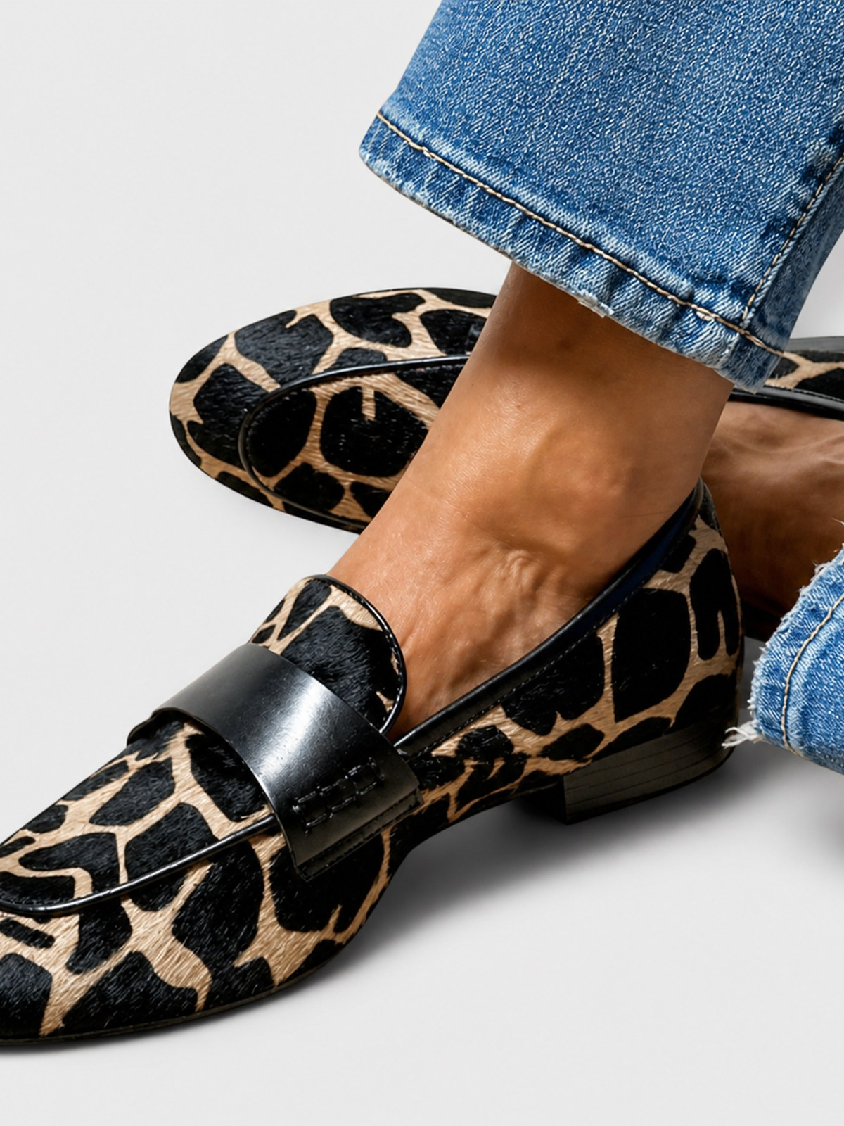 Leonie | Leopard-print loafers
