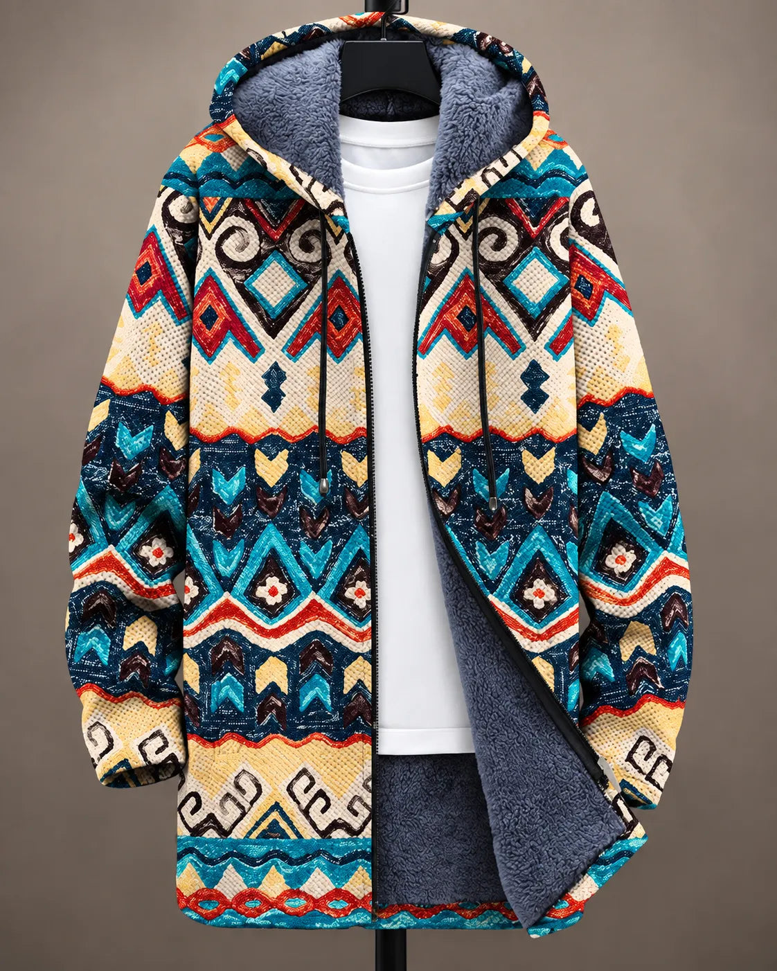 Eliana | Heritage Mosaic Hooded Jacket