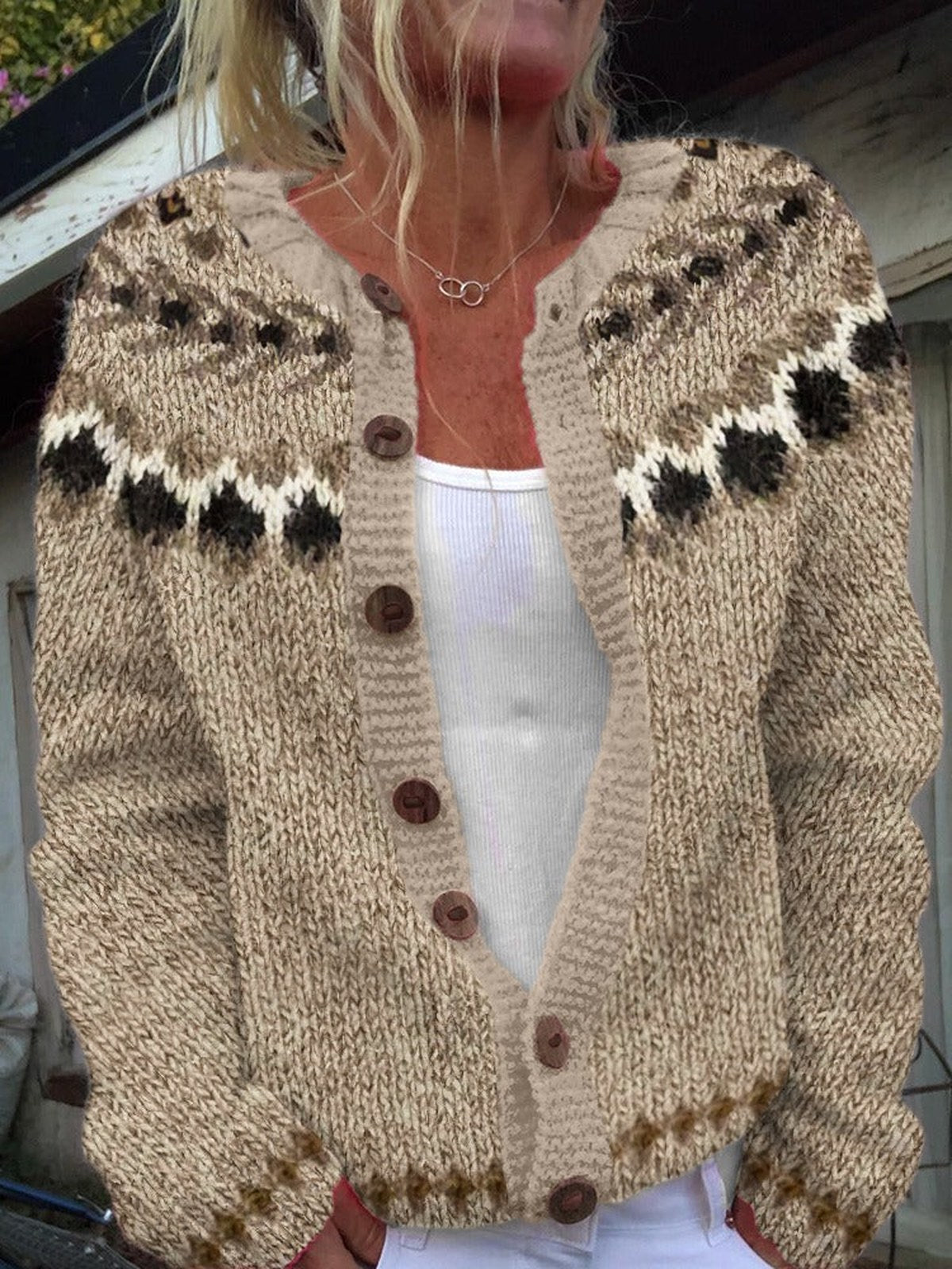AUBREY | VINTAGE ICELANDIC CARDIGAN