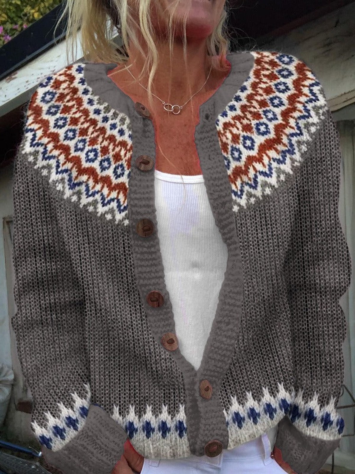 BELLA | VINTAGE ICELANDIC CARDIGAN