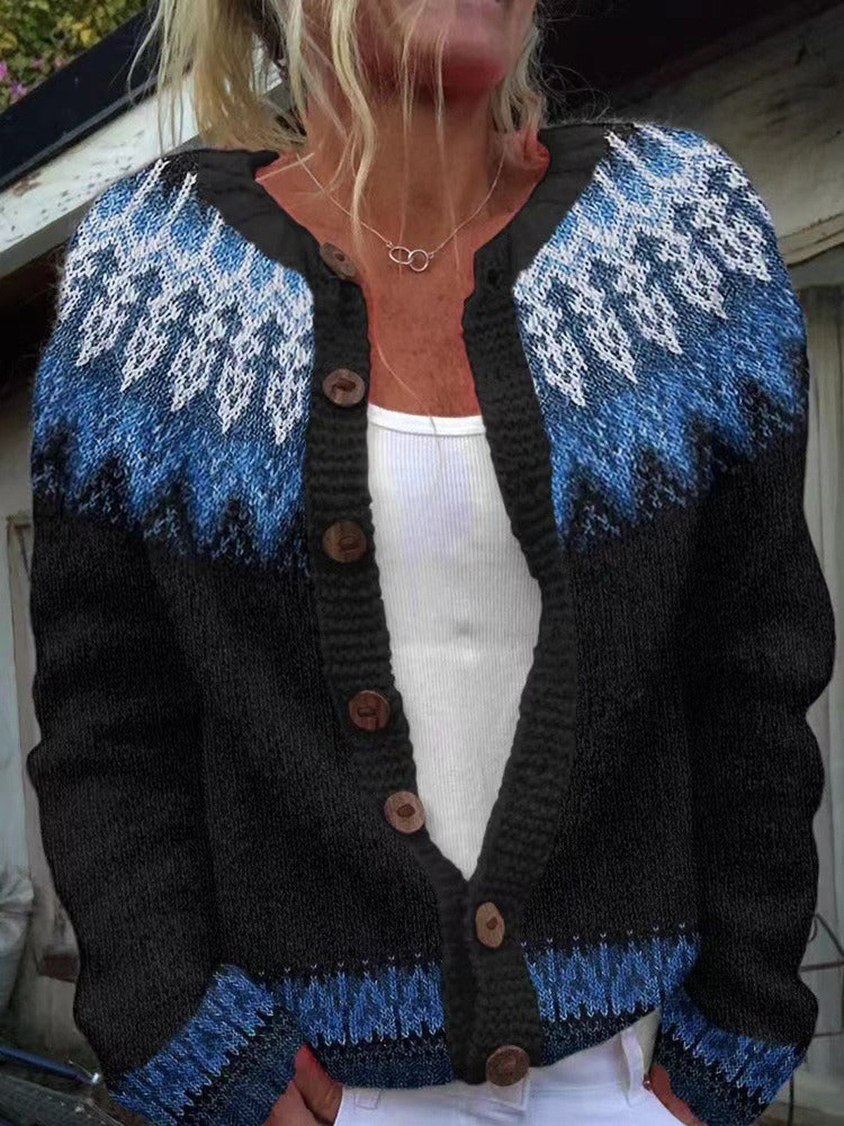 GIANNA | VINTAGE ICELANDIC CARDIGAN