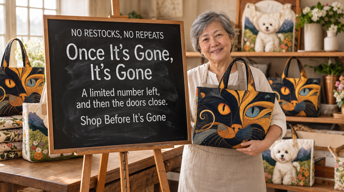 Mei Ling is retiring — every bag is free, you only pay shipping