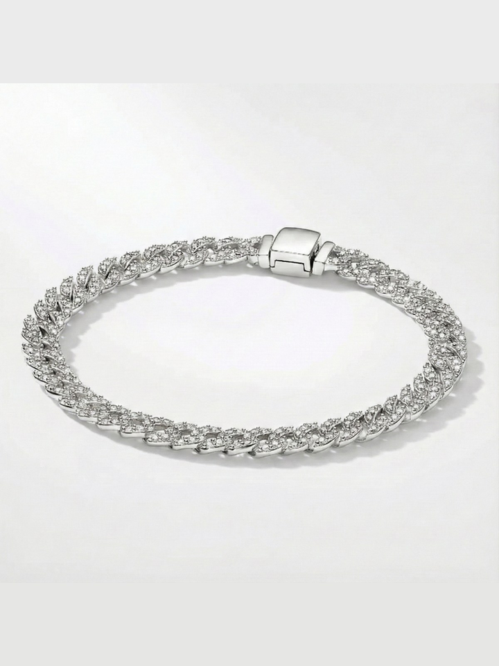 Cuban Moissanite Bracelet