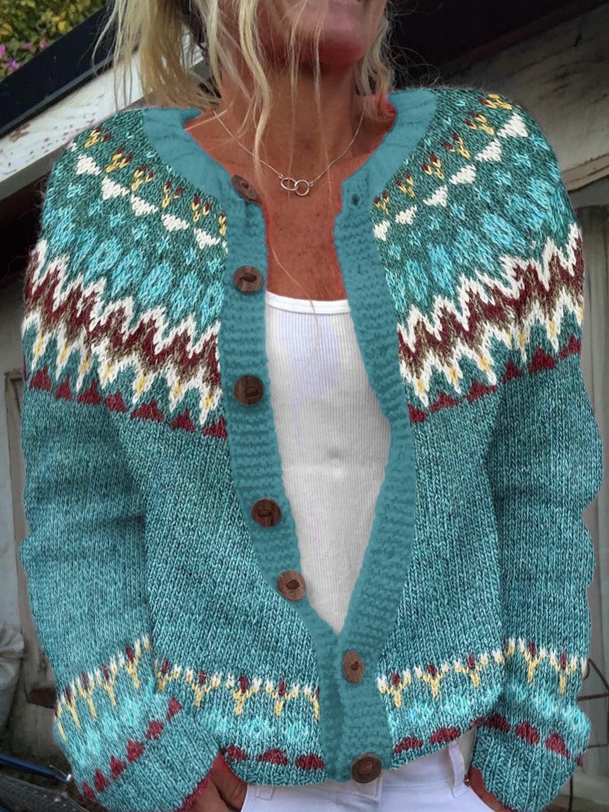SERAPHINA | VINTAGE ICELANDIC CARDIGAN