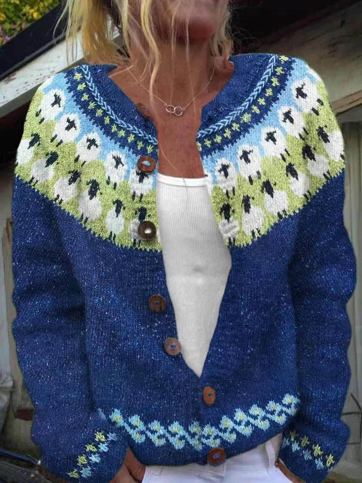 SOPHIA | VINTAGE ICELANDIC CARDIGAN